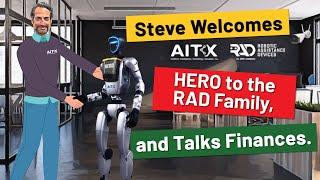 $AITX, the AI Stock | CEO Steve Reinharz Unveils HERO the Robot & Talks Finances & Strategic Growth