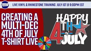 Live Rhinestone and HTV Business Training Monday July 1st @ 8pm Est
