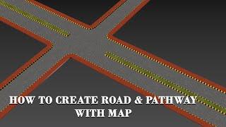 How to Create Road & Pathway  With Map  in 3ds Max