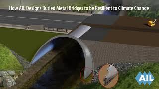 AIL designs Buried Metal Bridges to be resilient to climate change