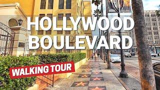 Hollywood Boulevard Walking Tour - Los Angeles, California - 2024 - 4K 60fps