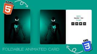 Animated Card Hover Effect | Html & CSS | Uzer Qureshi