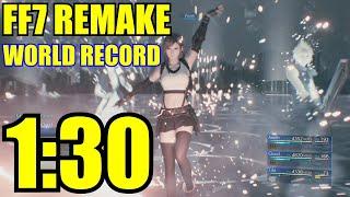 【FF7R】| Top Secrets 1:30 Seconds ▰  SpeedRun World Record (Former)【Final Fantasy 7 Remake】