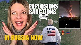 RUSSIA NOW: MORE SANCTIONS AND EXPLOSIONS, NEPTUNE MISSILE WORKS Vlog 920: War in Ukraine