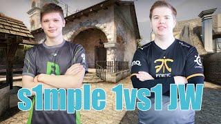 CS:GO - s1mple 1vs1 JW (BO3)