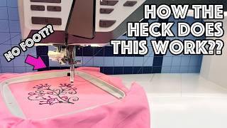 Convert ANY Home Sewing Machine To Embroider Without A Foot!