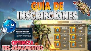 USA TUS INSCRIPCIONES CORRECTAMENTE - Rise of Kingdoms