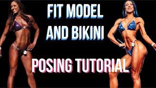 Fit Model and Bikini Posing