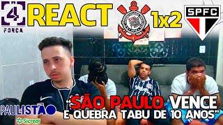 REACT CORINTHIANS 1X2 SÃO PAULO - PAULISTÃO 2024