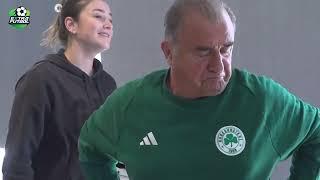 Fatih Terim, Olimpiakos karşısında Fenerbahçe'ye başarılar diledi!