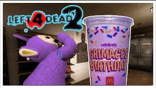 Left 4 dead 2: Teletubby Drinks Grimace Shake. [Shitpost & W.I.P]