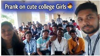 Prank on cute college girls