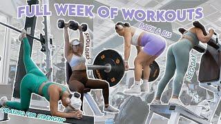 FULL WEEK OF WORKOUTS | 4 Day Workout Split