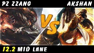 Pz Zzang - Yasuo vs Akshan MID Patch 12.2 - Yasuo Gameplay