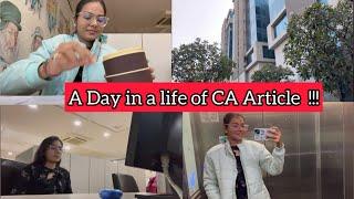 A Day in a life of CA Article ll Articleship vlog ll#castudents #article #articleship #cafinal #icai