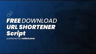 Free Download Url Shortener Script