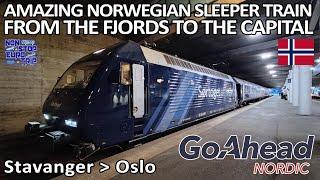 NORWEGIAN SLEEPER TRAIN FROM THE FJORDS TO THE CAPITAL / GOAHEAD NORDIC STAVANGER TO OSLO REVIEW