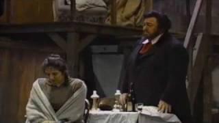 La Boheme - Pavarotti- "Che gelida manina"  Fiamma Izzo d' Amico "Si, mi chiamano Mimi"