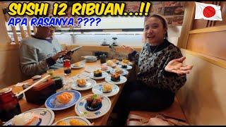 Mukbang sushi 12 ribuan di desa Jepang