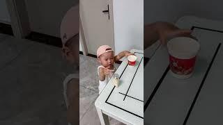 遇到突发状况，测试下小兜兜是如何巧妙应对的！#cute #baby #funny #comedy