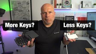 More Keys or Fewer Keys for mechanical keyboards? Which is most productive?