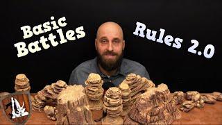 NEW FULL RULES! Basic Battles  - Version 2.0 | Tabletop Games for Kids