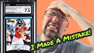 Did I Make A Mistake??? 34 Card CGC Sports Card Grading Submission Reveal!