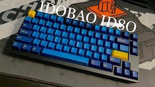 IDOBAO ID80 + acrylic plate & AKKO Macaw keycaps