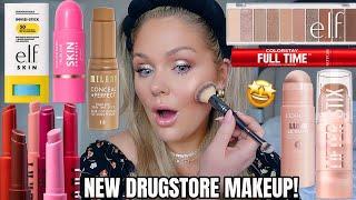 Testing New *VIRAL* DRUGSTORE Makeup  Milani Skin Tint, elf Eyeshadow, Maybelline Stix from Walmart