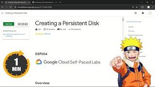 Creating a Persistent Disk | #qwiklabs | #GSP004