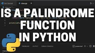 How to Check if a String is a Palindrome in One Line in Python - Python Palindrome Practice Question