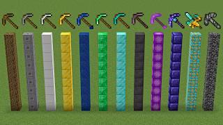 which pickaxe is the fastest in minecraft experiment