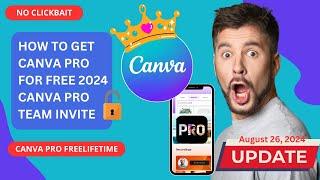 Canva Pro Free (26 August 2024)