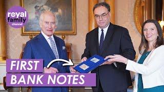 Historic Moment as King Charles Receives Bank Notes Featuring His Portrait