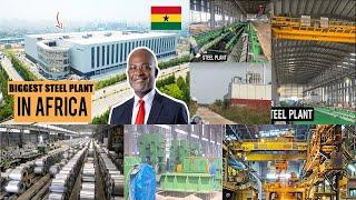 BREAK!! Hon.Ken Agyapong's Steel Plant is 90% Complete