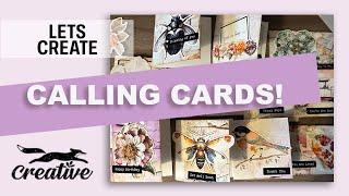 Lets Create: Construct Calling Cards (New Kit)