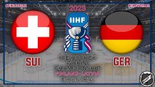 SCHWEIZ - DEUTSCHLAND  Viertelfinale  2023 IIHF Ice Hockey World Championship