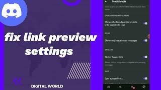 How To Fix link preview Settings On Discord App 2024