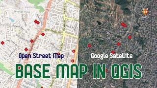 How To Add OpenStreetMap And Google Satellite Imagery Base Map Layer In QGIS || Base Map || GeoFox