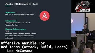 Offensive Ansible For Red Teams (Attack, Build, Learn) - Leo McCavana