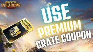 How to Use Premium Crate Coupon in Pubg Mobile 2024?