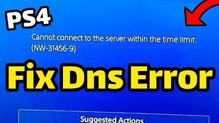 How to fix dns error on ps4 or cannot connect to the server within the time limit