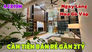 Bán nhà Gò Vấp | Nhà đẹp 4.2 x 20m 4 lầu giá rẻ gần 2 tỷ