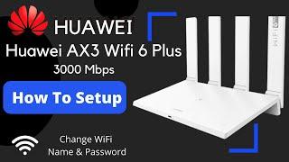 Huawei WiFi 6 AX3 / How To Setup Huawei AX3 WiFi 6 Plus #huawei  #huaweirouters #horizoninfotech