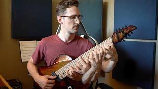 "Ergonomic" Hand Positions on 8-String Guitar (how not to hurt yourself)