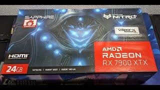 Sapphire Nitro+ AMD Radeon RX 7900 XTX | Unboxing, Installing, and Benchmarked!