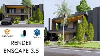 ENSCAPE EXTERIOR RENDERING TUTORIAL #13 || ENSCAPE 3.5 ||