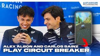 Alex Albon & Carlos Sainz Face Off in a Circuit Breaker Showdown!