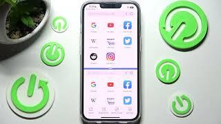 How Open Split Screen Mode in iPhone 14 - Dual Application View