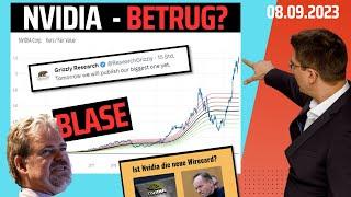 NVIDIA verkauft! Prüfstand: Umsatzmanipulation & Überbewertung?